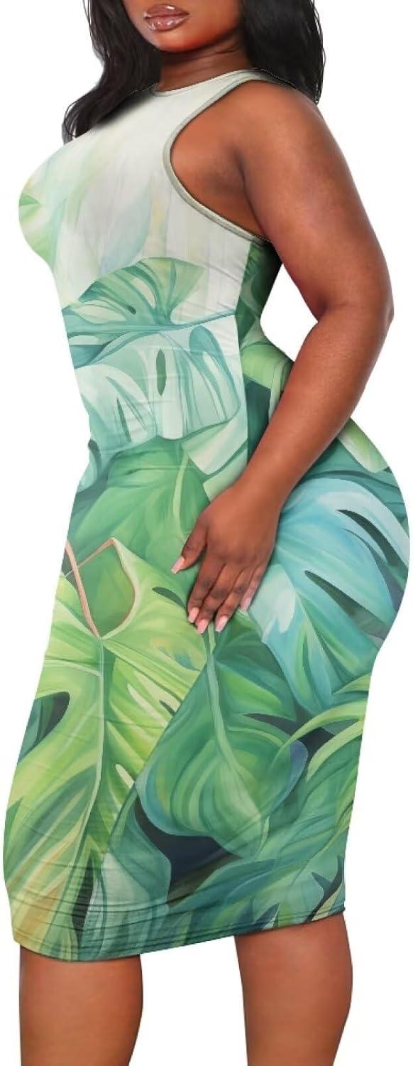 Doginthehole ​Women's⁣ Plus Bodycon Sheath Dress‌ For Work