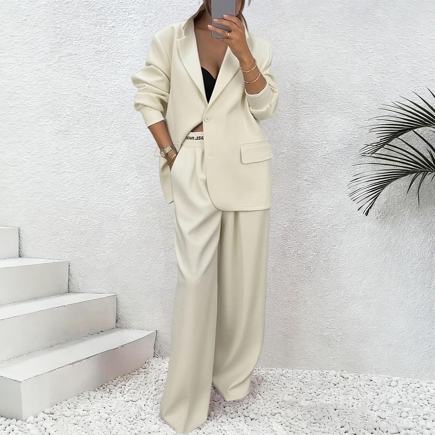 generic Two Piece Sets⁣ for Women: Blazer & Pants, Your Day