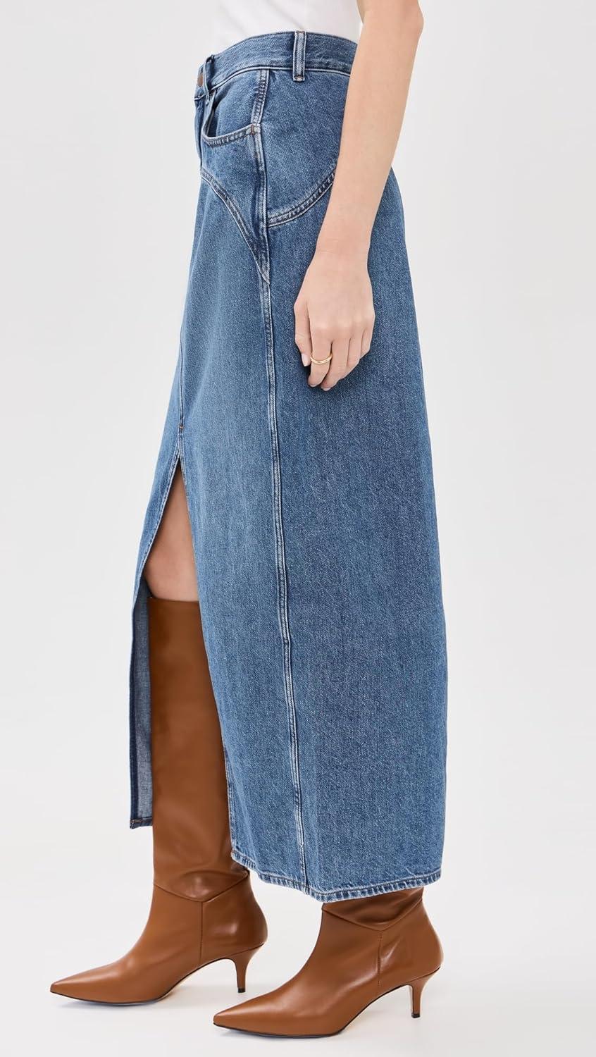 Madewell Women's Western Yolk Midi Skirt: how you wear ​it