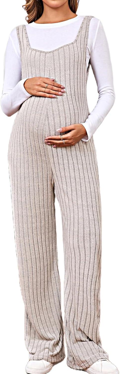 MakeMeChic Women's Maternity Jumpsuits Romper for your day