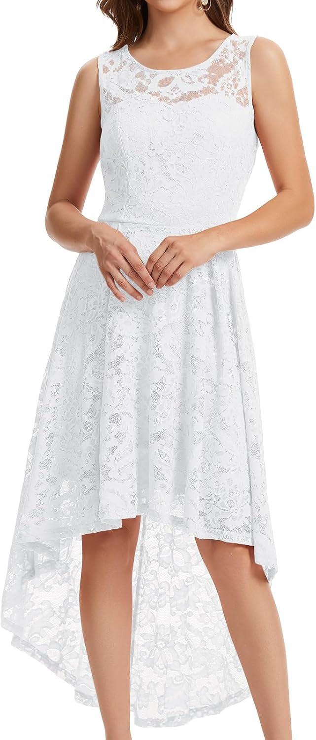 MUADRESS⁢ Women's Elegant Floral⁢ Lace Dress, how⁢ it fits you