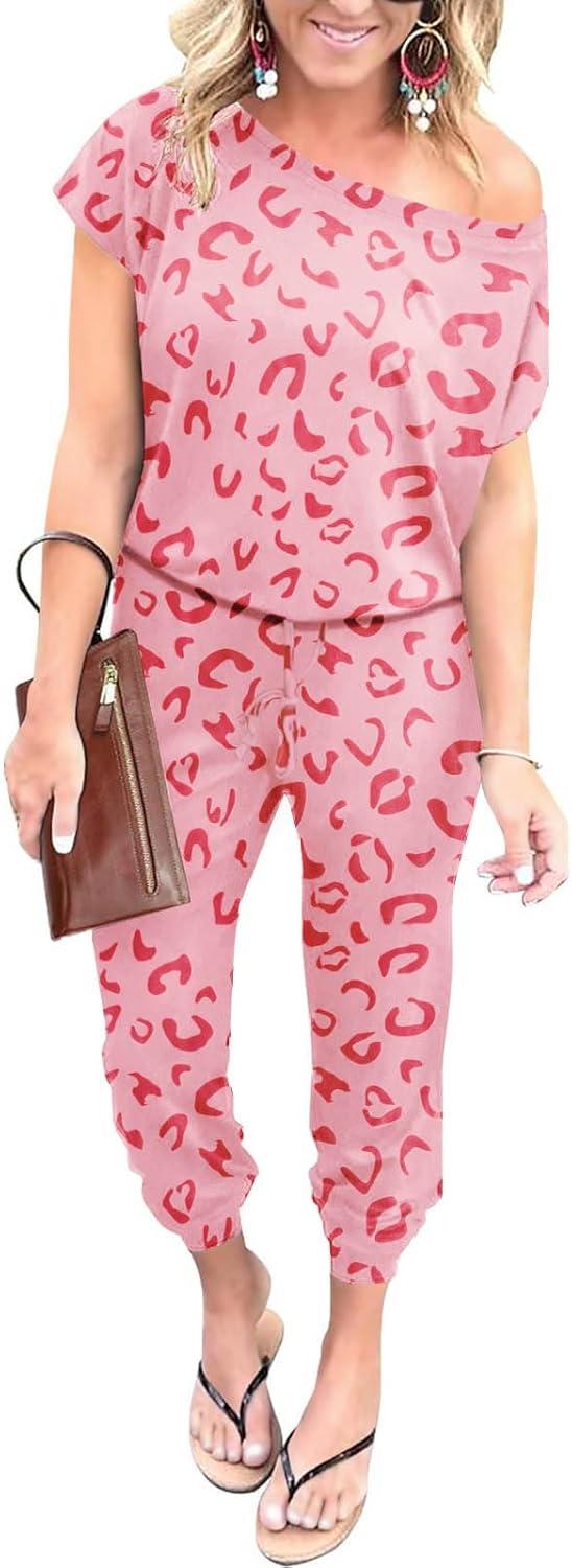 Paintcolors Women's​ Leopard Romper Jumpsuit, how it fits you