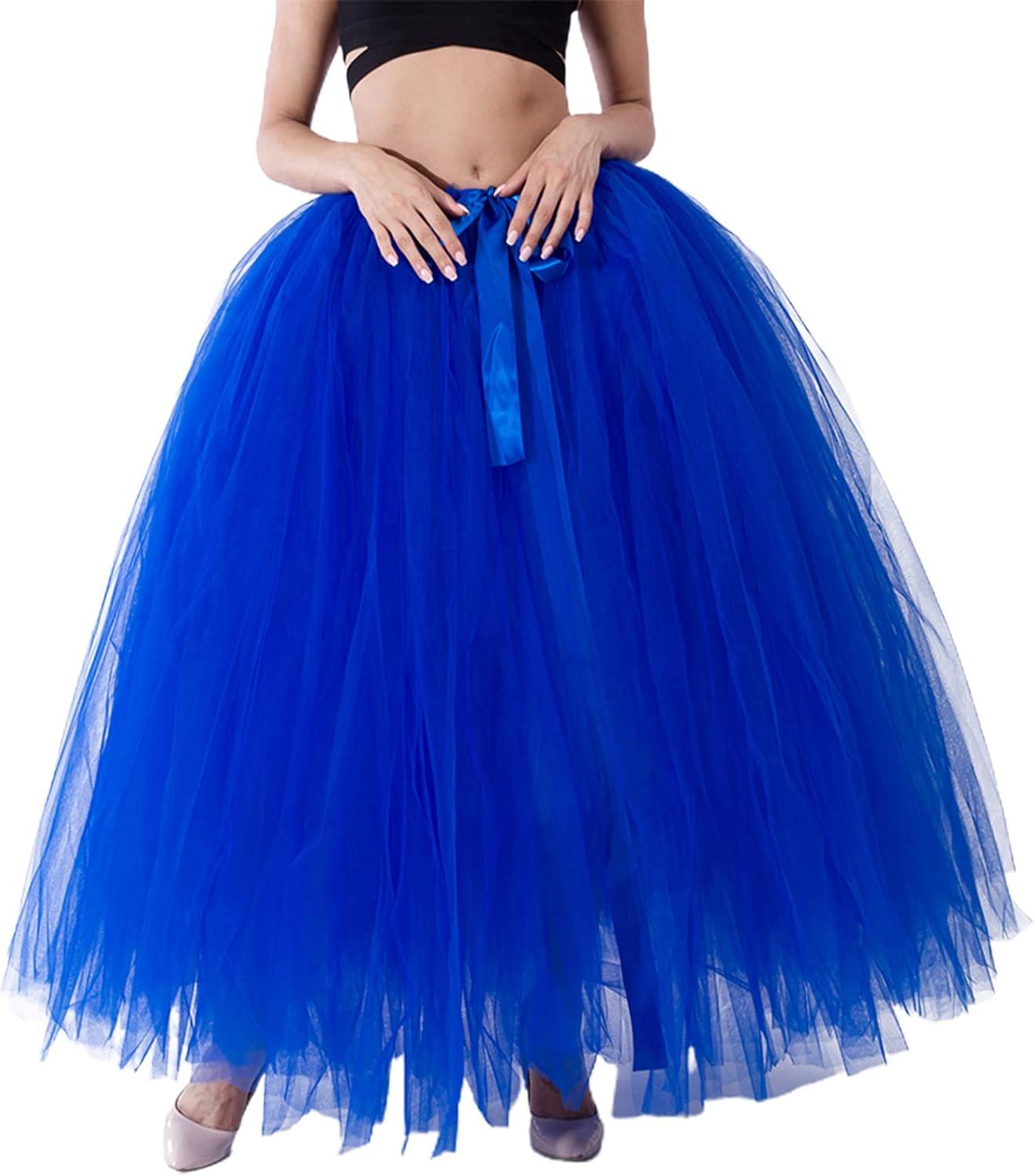 Rteyno ⁢Wedding Planning Women's Tulle Maxi ​Skirt For ⁣Studio Photos