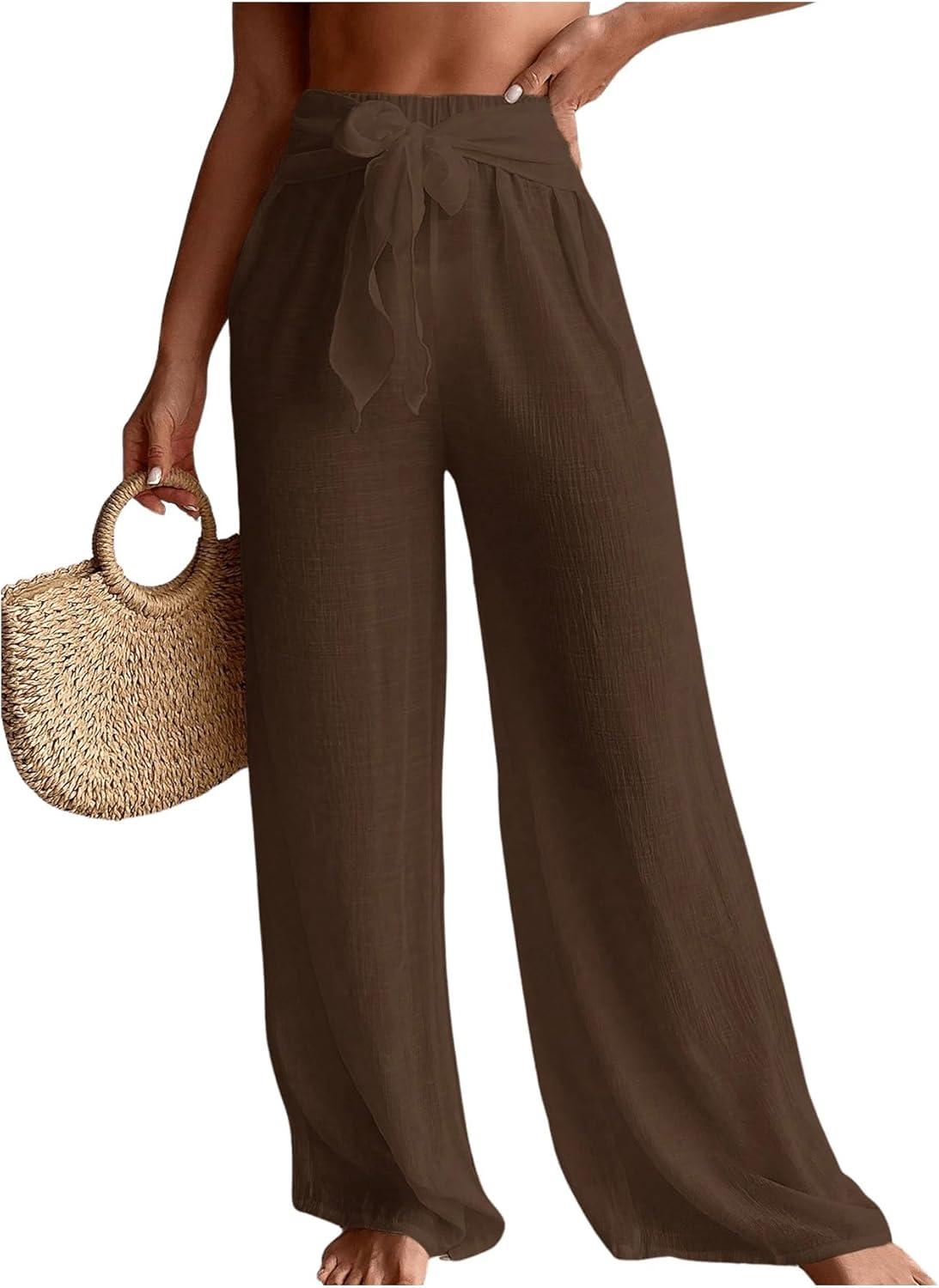 SHENHE Women's Swim Cover Up Pants - your easy beach layer