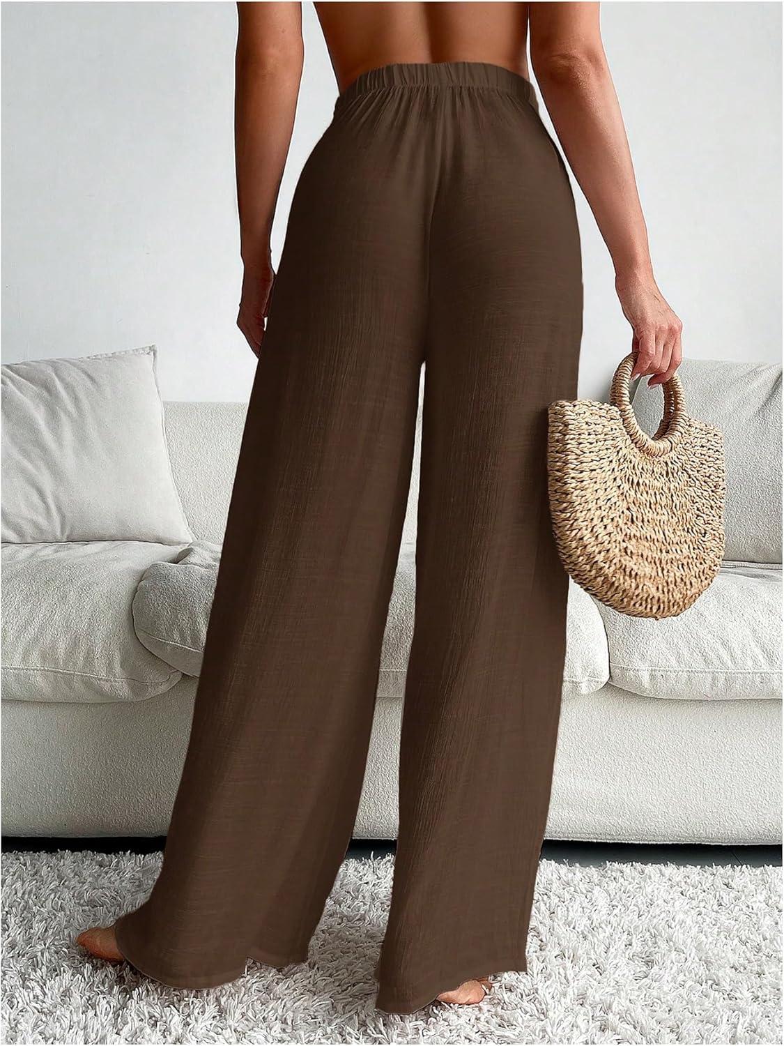 SHENHE Women's ⁣Swim Cover Up Pants - your easy beach layer