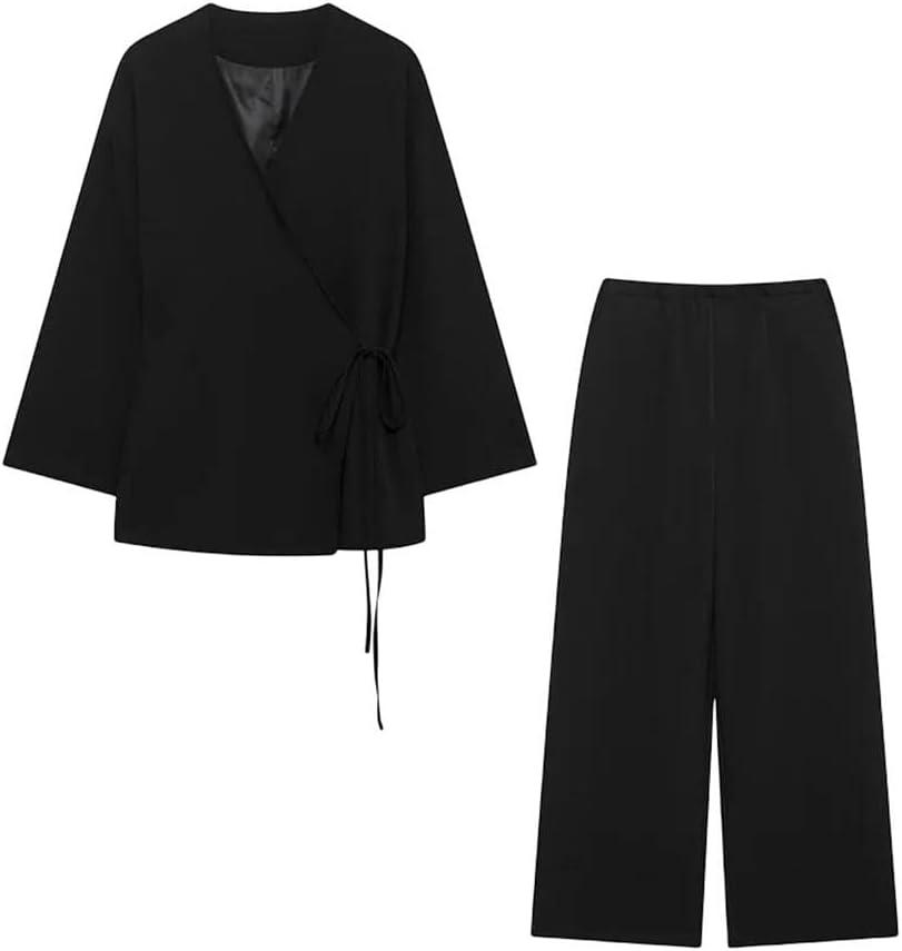 women's Double Breasted Blazer Pants Set for your ​commute
