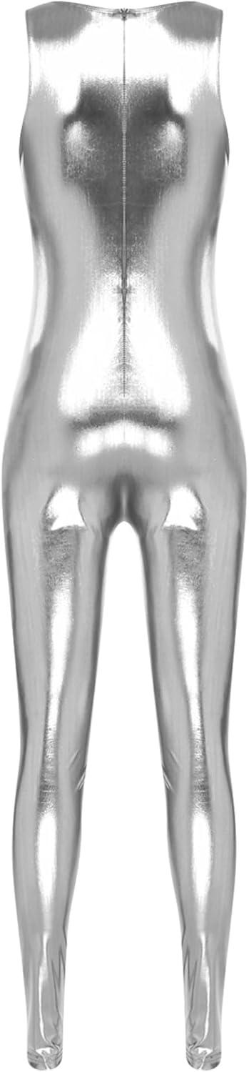 Women's Metallic Tank Leotard Jumpsuit, ​how you wear it