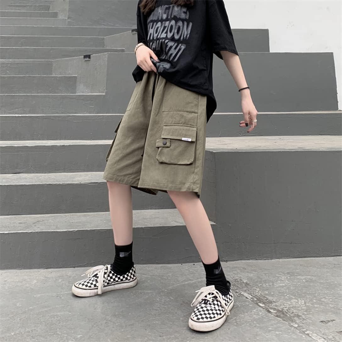 Weierpidan Women's ‌Summer Cargo shorts: Loose⁢ Cotton Fit for Daily Use