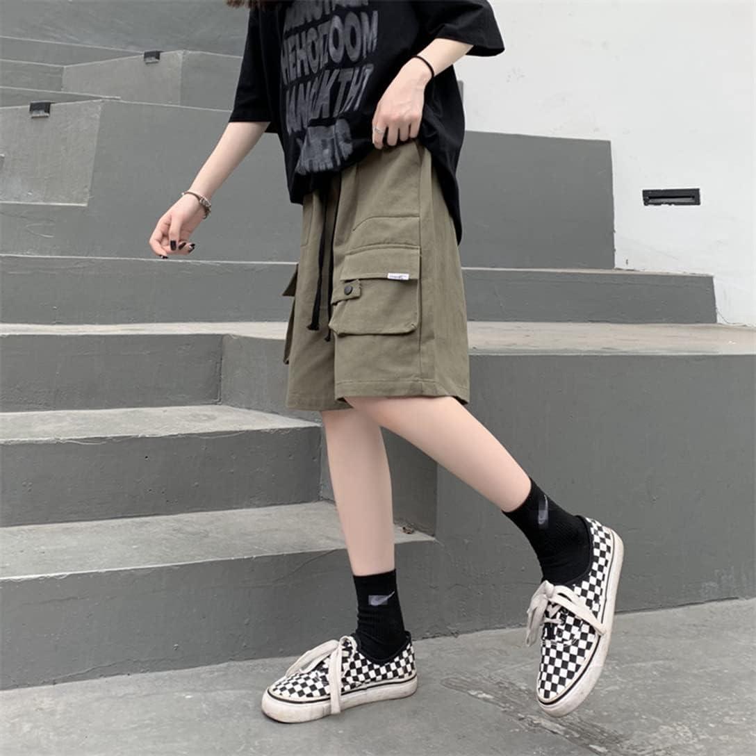 Weierpidan Women's Summer Cargo Shorts: Loose⁤ Cotton​ Fit for Daily Use