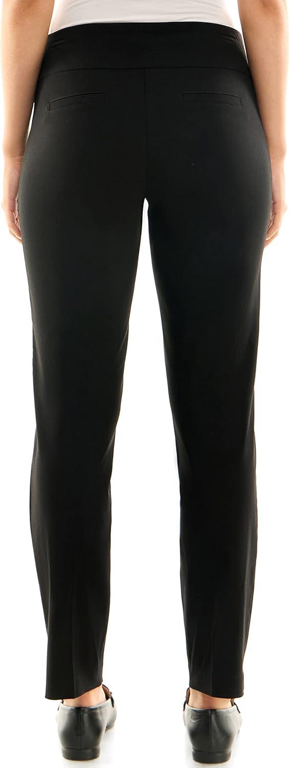 Zac & rachel Women's Millennium ​Slim-Leg ​Pull-On pant, Good for Work