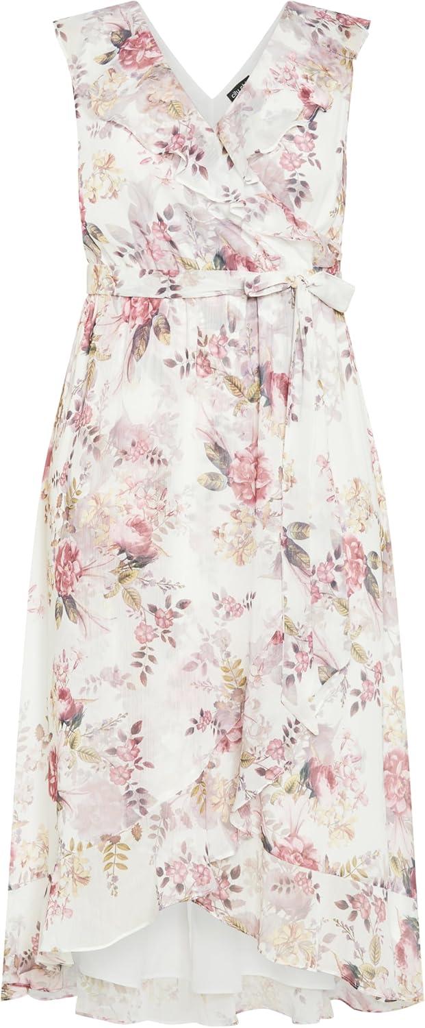 City chic Women's ‌Plus Size Maxi ‍Cocktail Dress - Ella Jane In ⁢White