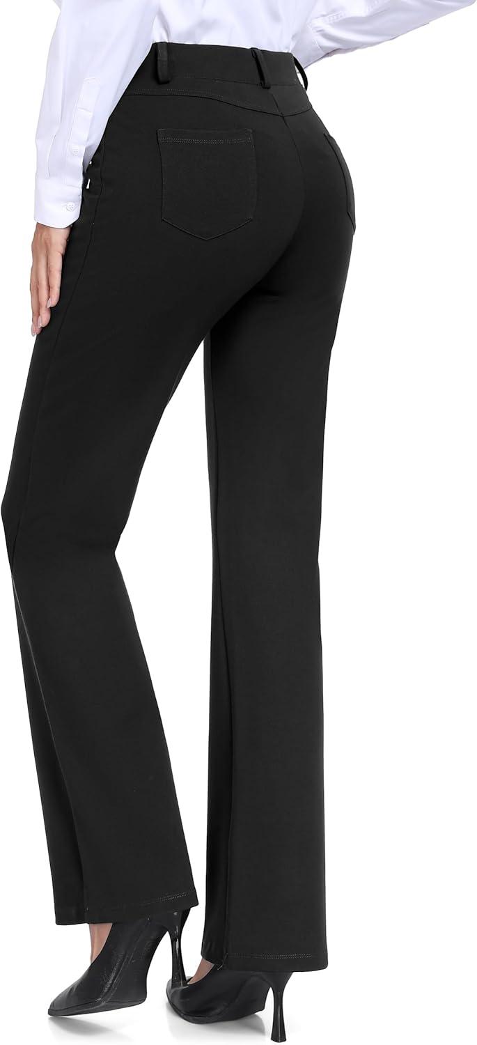 Work Flex Tall Women's bootcut Dress Pants For​ Long Office Days